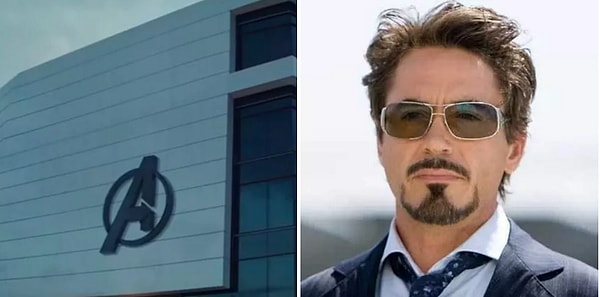 3. Роберт Дауни-младший по-тихому стянул гигантское лого со съемок блокбастера "Мстители: Эра Альтрона".