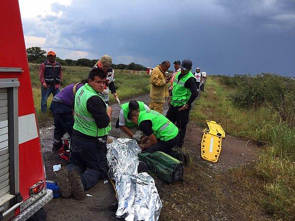 Aispuro, uçaktaki 101 kişinin de hayatta olduğunu ve kazayı yaralanmayla atlattıklarını kaydetti.