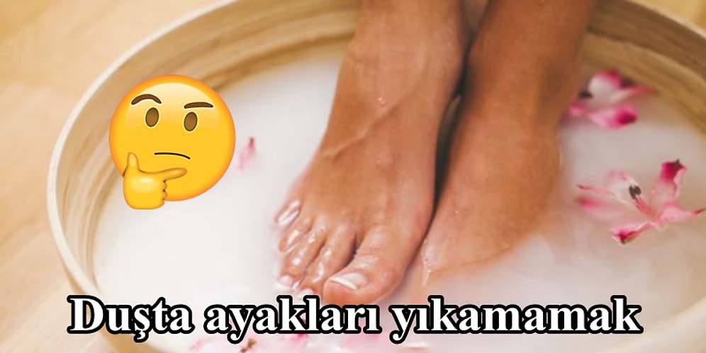 Düşündüğünüz Kadar Basit Değil! Duştayken Hepimizin Yaptığı Birbirinden Sağlıksız 10 Hareket