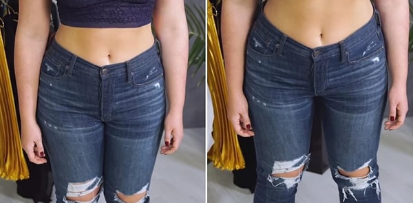 11. А желанный просвет между бедер можно получить, встав на носочки и отведя попу назад