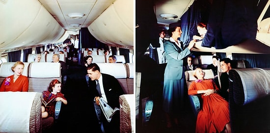 Винтажная роскошь: как пассажирские перелеты выглядели в 50-х