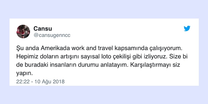 Work and Travel Yapan Bir Öğrenciden İnsanın Canını Acıtan Bir ABD Türkiye Karşılaştırması