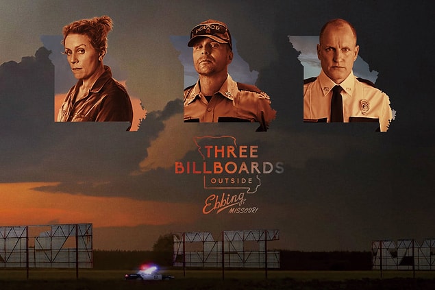 3. Three Billboards Outside Ebbing, Missouri - IMDb puanı: 8.2