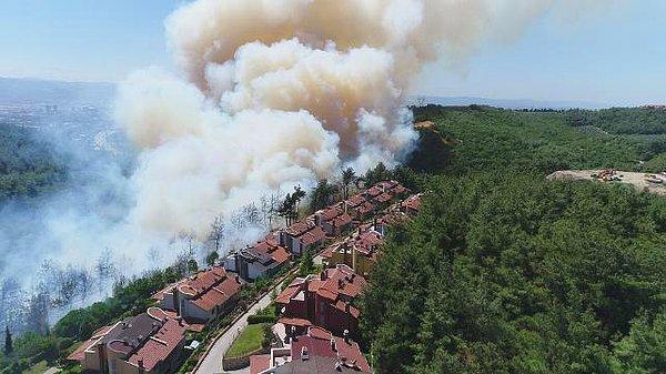 Yangının arazi rantı yüksek bir bölgede çıkması ise sabotaj ihtimalinin tartışılmasına neden oldu.