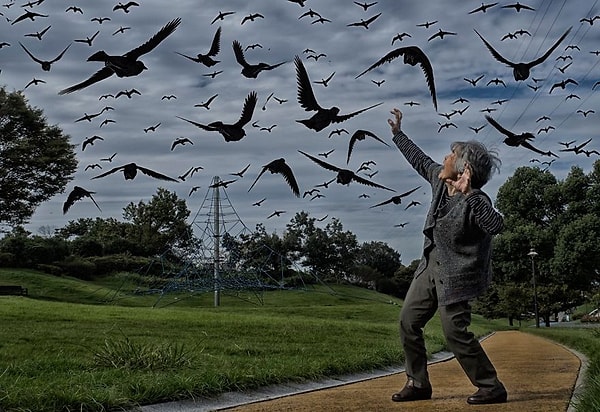 6. Выставку работ Кимико посетило множество ее фанатов!