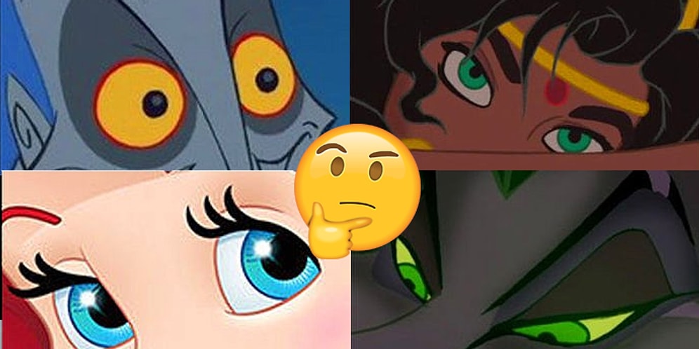 Тест: под силу ли вам угадать персонажа мультфильмов Disney по одним глазам?
