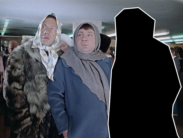 8. Кого вырезали из кадра фильма "Джентльмены удачи"?