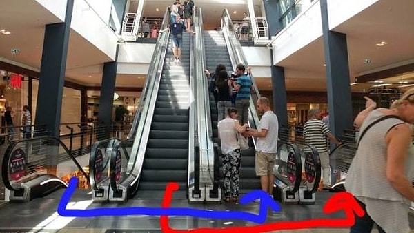 10. Я вот тоже никогда не понимала логики расположения эскалаторов