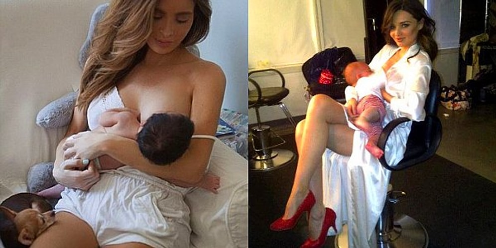Emzirmek Normaldir! "Anne Sütü Mucizesi"nden Bebeklerini Mahrum Etmeyen 23 Ünlü Anne