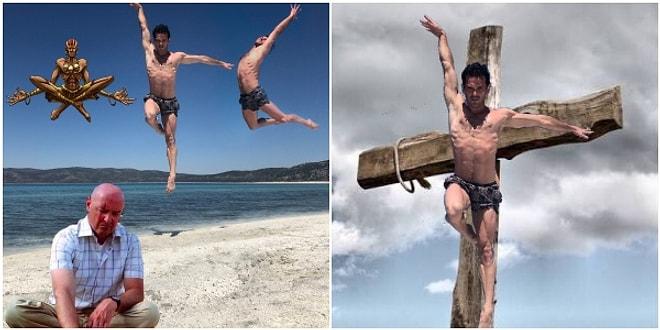Salda Gölü'nde Verdiği Aşırı Havalı Pozları Trollerin Elinde Şekilden Şekile Giren Bale Sanatçısı Erhan Güzel