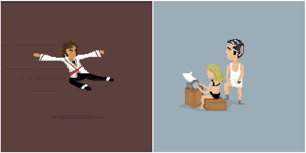 Efsane İsimlerin Piksellerine Ayrılarak Yeniden Yorumlandığı Eğlenceli Çalışmalar