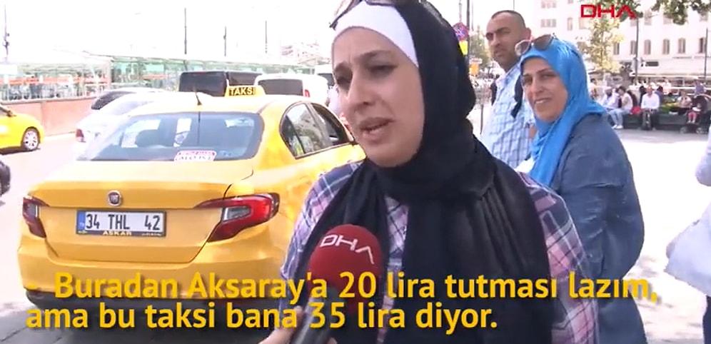 İstanbul'a Gelen Turistlerden Taksi İsyanı