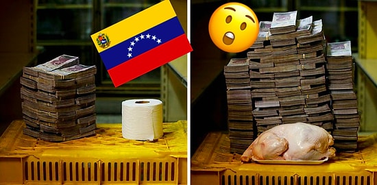 Фото, которые наглядно показывают, сколько стоят товары общего потребления в Венесуэле, страдающей от гиперинфляции