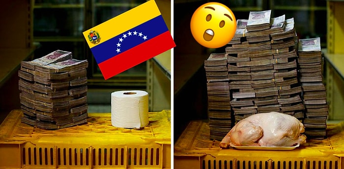 Фото, которые наглядно показывают, сколько стоят товары общего потребления в Венесуэле, страдающей от гиперинфляции