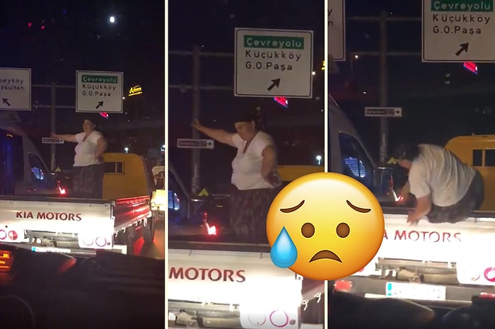 Araç Kasasında Göbek Atarken Yeşil Işığın Azizliğine Uğrayan Teyze