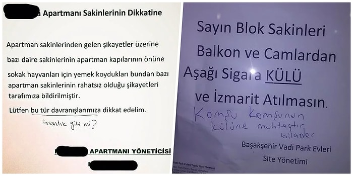 Site Yönetiminin Duyuruları Karşısında Kendine Hakim Olamayıp Hararetli Diyaloglara Girmiş 16 Kişi