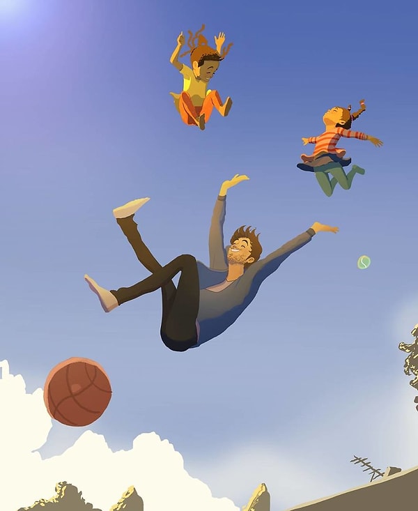 18. Прыгать на батуте.