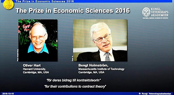 Вуаля! Спустя 6 лет именно Бенгт Хольмстрём ее и получил!