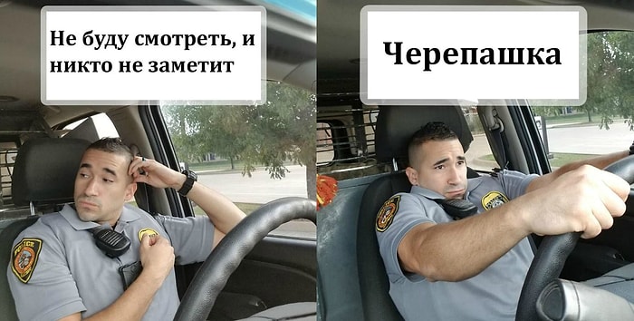 Пристегиваемся, граждане! Все трюки, к которым прибегают нелюбители ремня безопасности, в исполнении копа-юмориста