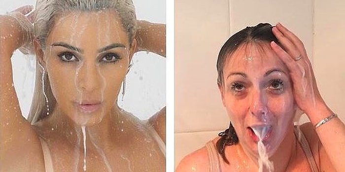 Ünlülerin Paylaştığı Fotoğrafları Yeniden Yorumlayan Anneden Müthiş Eğlenceli Kareler