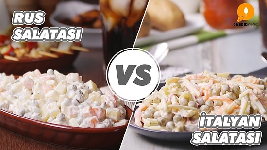 Her Zaman Karıştırılan Ama Çok Sevilen İki Lezzet: Rus Salatası vs İtalyan Salatası Nasıl Yapılır?