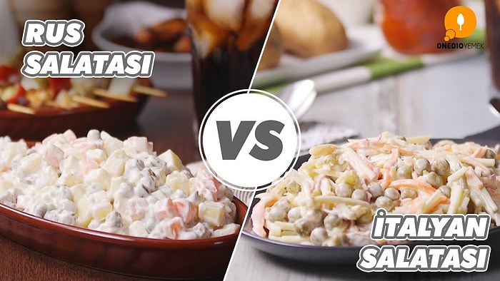 Her Zaman Karıştırılan Ama Çok Sevilen İki Lezzet: Rus Salatası vs İtalyan Salatası Nasıl Yapılır?