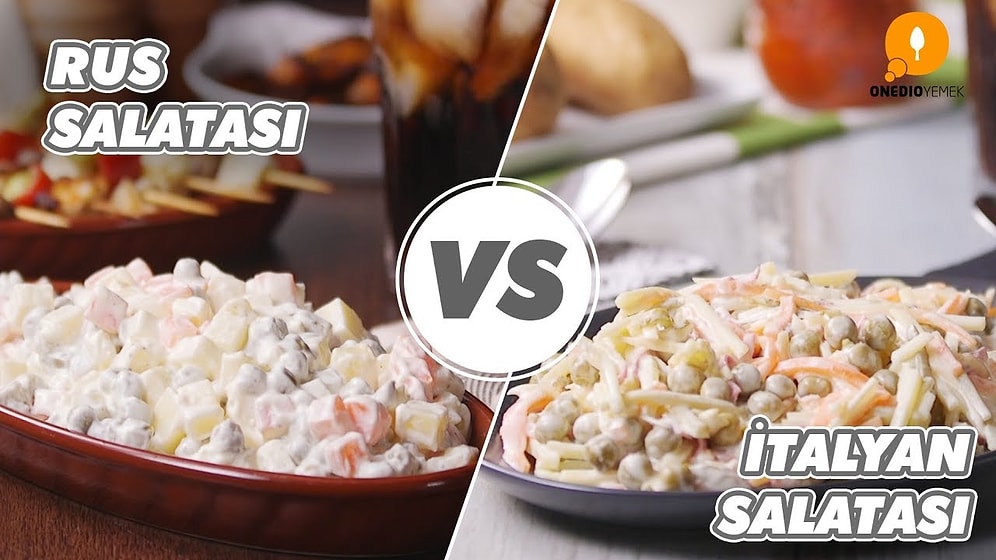 Her Zaman Karıştırılan Ama Çok Sevilen İki Lezzet: Rus Salatası vs İtalyan Salatası Nasıl Yapılır?