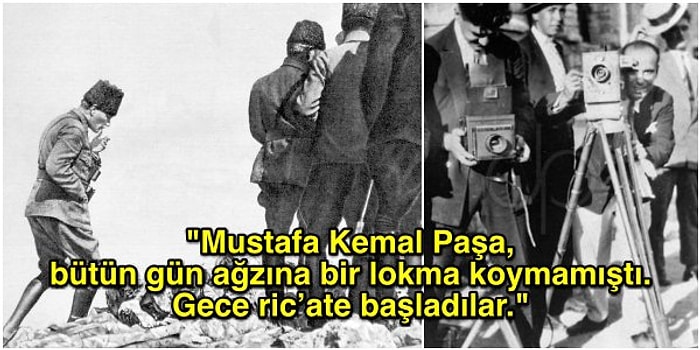 Bu Vatan Sana Minnettar! Büyük Taarruz Sırasında Atatürk'ün Efsane Fotoğraflarından Birini Çeken Etem Tem