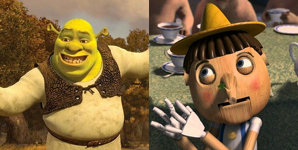 Вы Шрек и Пиноккио!
