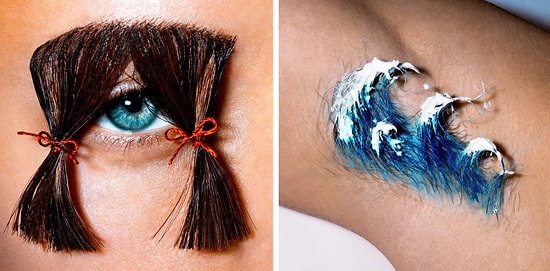 Немецкий фотограф плетет косички из подмышечных волос, и публика просто в шоке