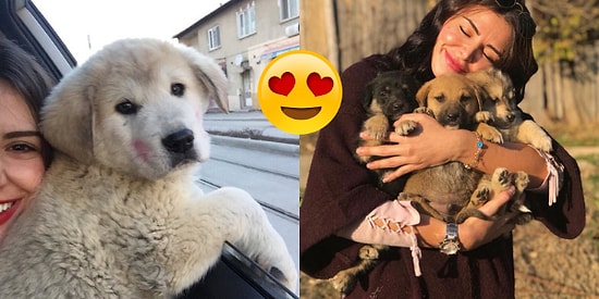 Dünya Böyle İnsanların Hatrına Dönüyor! Sokak Hayvanlarını Mutlu Etmeyi Kendine Hayat Felsefesi Edinen Güzel Yürekli Kadın