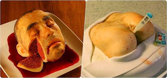 Görüp Görebileceğimiz En Gerçekçi Pastaları Yaparken Midemizi Ağzımıza Getiren Yetenekli Kadın!