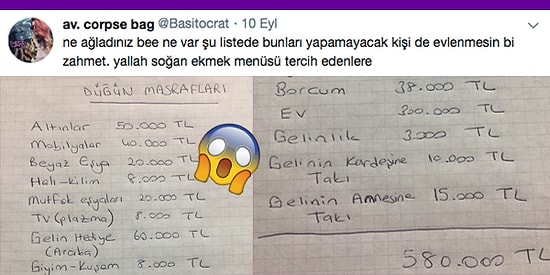 Damada Korku, Geline Güven Veren 580 Bin Liralık Düğün Masrafı Yerine Yapılabilecek 13 Öneri