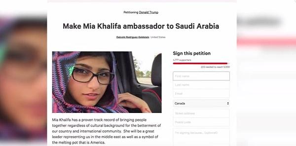 Suudi Arabistan Büyükelçisi olması için imza bile toplandı.