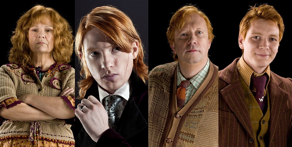 Докажите, что вы истинный поттероман, назвав каждого рыжего из франшизы