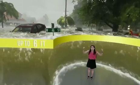Florence Kasırgasının ABD'yi Ürküten Sel Simülasyonu