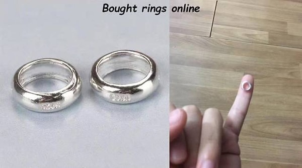 11. Когда купили кольца онлайн