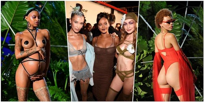 Rihanna 'Kötü Kızlar' İçin Tasarladığı İç Çamaşırı Koleksiyonuyla New York Moda Haftası'na Damga Vurdu!