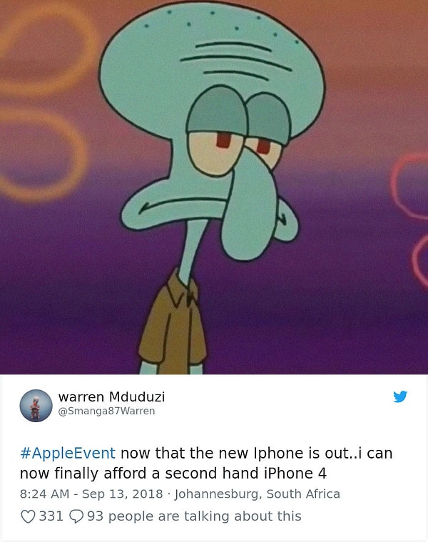 4. Теперь, когда новые iPhone поступили в продажу, я наконец-то смогу позволить себе подержанный iPhone 4...