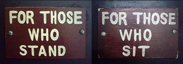 6. "Для тех, кто стоит" / "Для тех, кто сидит". Хорошо, есть вопрос: а если нужно "по-большому"? Тогда нам куда?