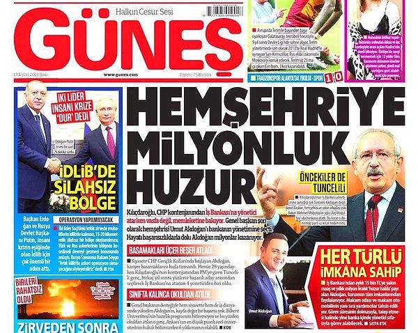 Güneş Gazetesi, Akdoğan'ın İş Bankası yönetiminde olduğu iddiasını haber yaparken İş Bankası'nın internet sitesine bile bakmadı.