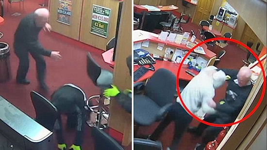 Bahis Dükkanını Soymaya Çalışan 3 Hırsızı Perişan Eden 83 Yaşındaki Kahraman Adam