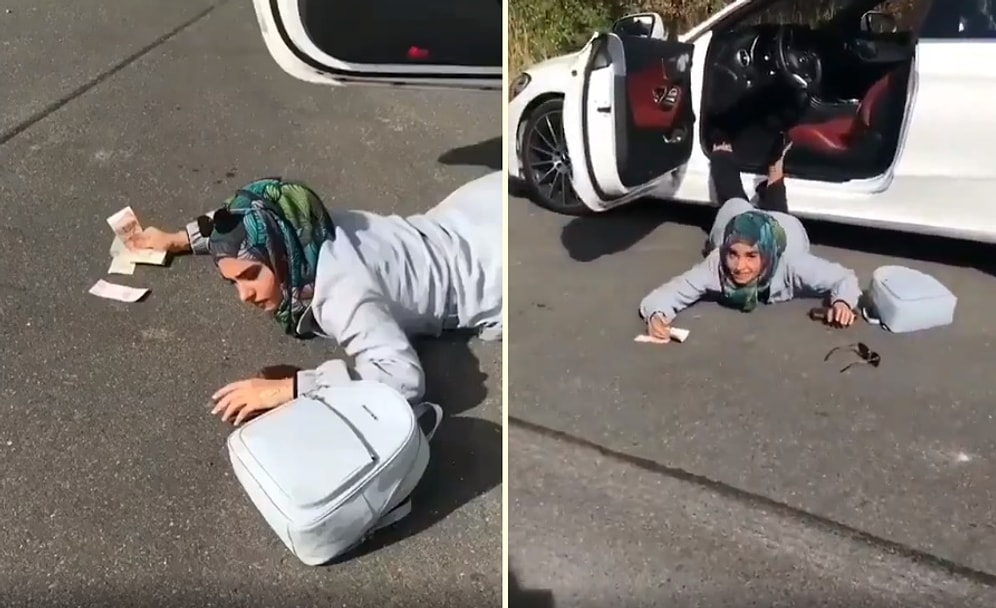 'Falling Stars' Akımı İçin Fotoğraf Çektirmeye Çalışan Kadının Feryadı: 'Nigar, Paramı Getir Nigar'