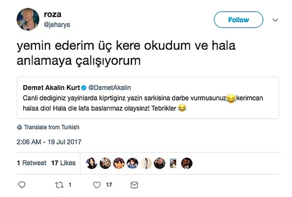 Akalın'dan sonra Twitter'da hiçbir şey eskisi gibi değildi...  İnsanların -de, -da ayrılacak kavgası bile kalmamıştı, durum vahimdi...