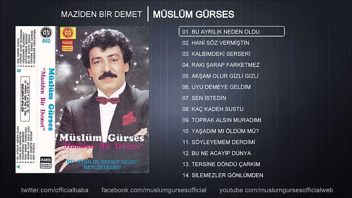 Müslüm Gürses - Bu Ayrılık Neden Oldu Şarkı Sözleri