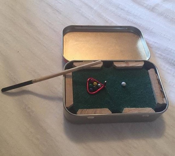 13. Вариант бильярда для тех, кто без него не может даже в путешествиях...