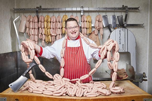 14. Most sausages produced in one minute — 78
