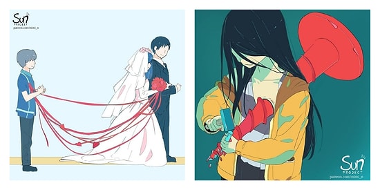 Индонезийская художница изобразила в своих работах, какие чувства и эмоции мы испытываем внутри, но никогда не показываем на людях