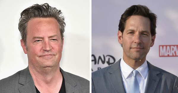 16. Мэттью Перри и Пол Радд - 49 лет