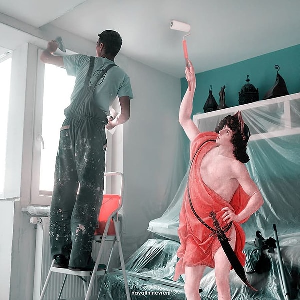 8. "Покраска стены"